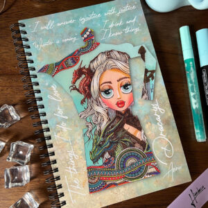 "Dragon Queen's Legacy" Notebook