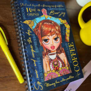 "Coffee Bliss" NoteBook: A Fusion of Art, Coffee, and Creative Inspiration!