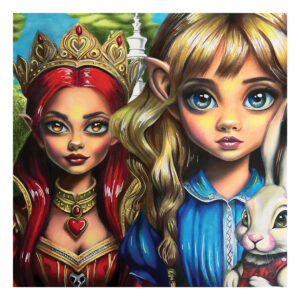 "Aliciana GnomeWonderland". Signed Art Print
