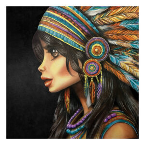 "Nayeli". Signed Art Print
