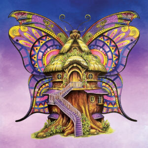 "Bungaloofly". Signed Art Print