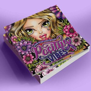 Coloring Book Positive Vibes